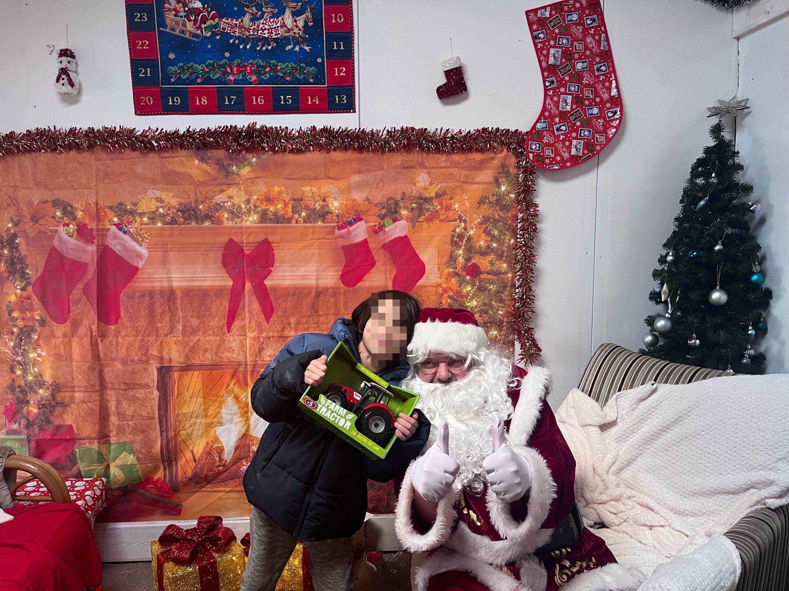 He gave Santa constructive feedback.